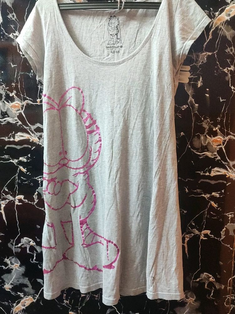 Knee length T-shirt For Women
