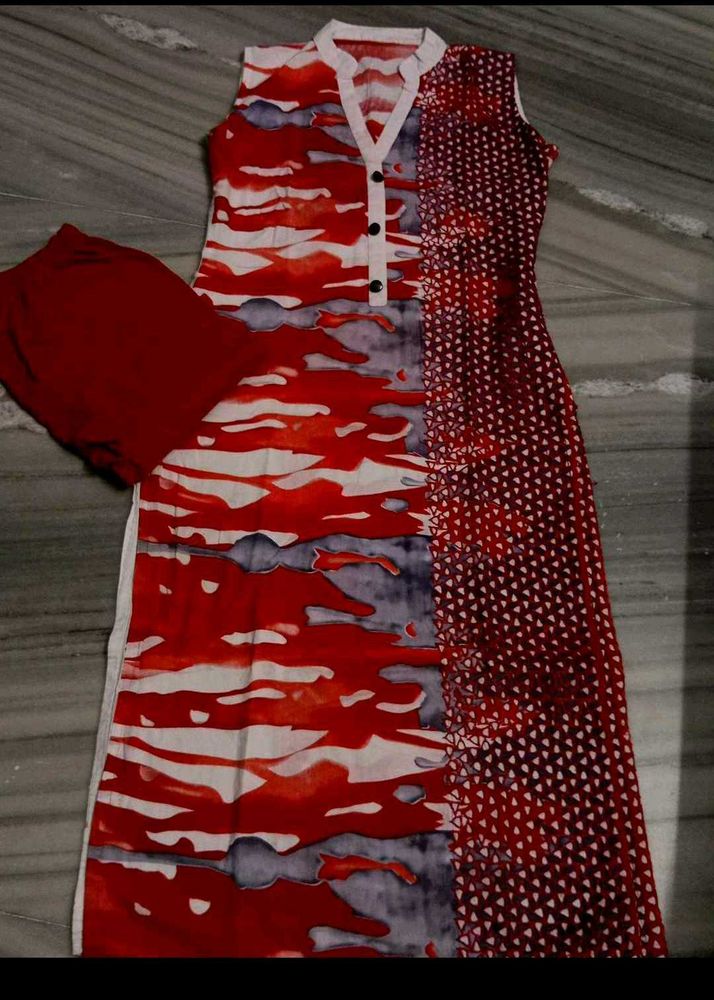 M Size Beautiful Kurti Set