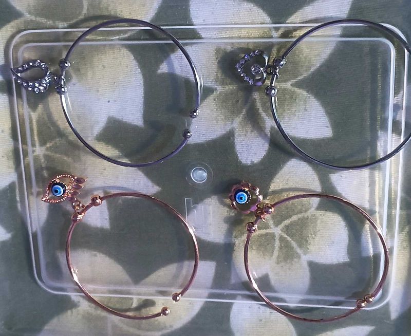 Platinum charm Bracelets