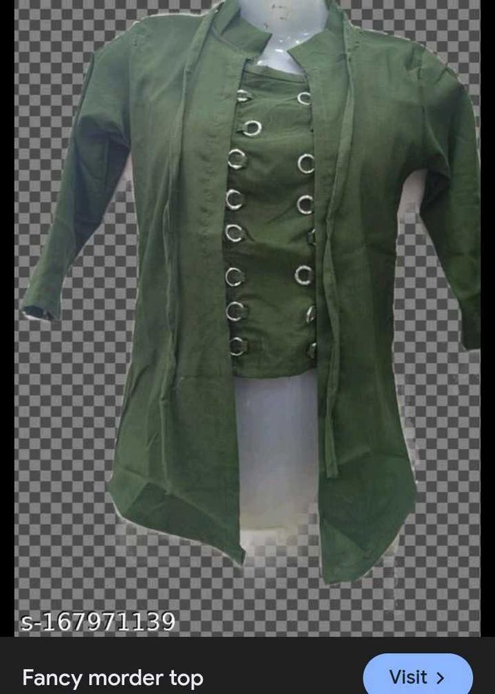 Olive Green &#39;Happiness&#39; Top