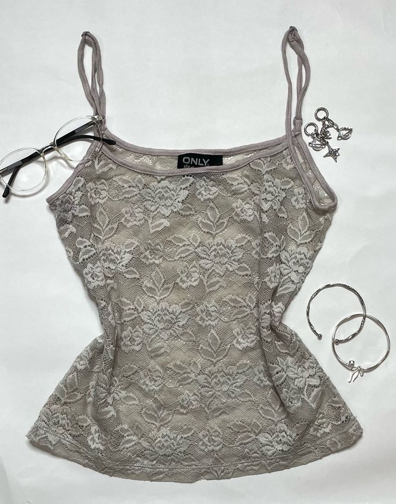 Lace Vintage Y2k Cami Top