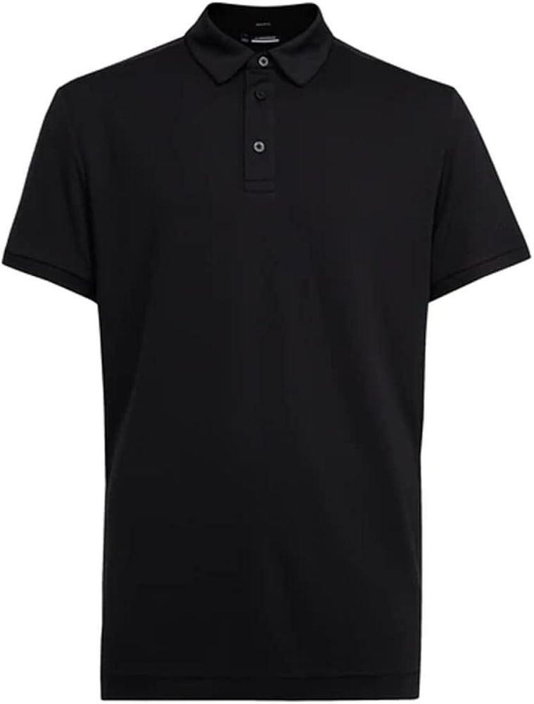 Gildan Branded Black Collar Tshirt