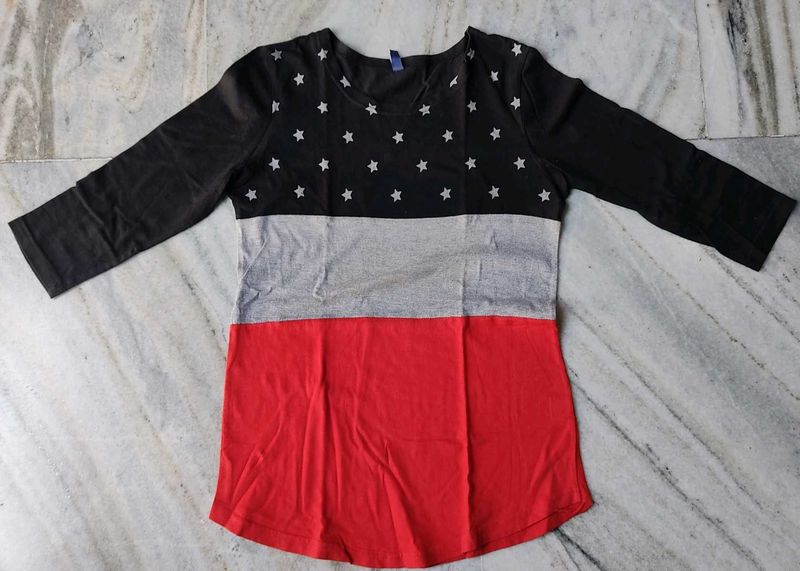 Tri Colour Tshirt