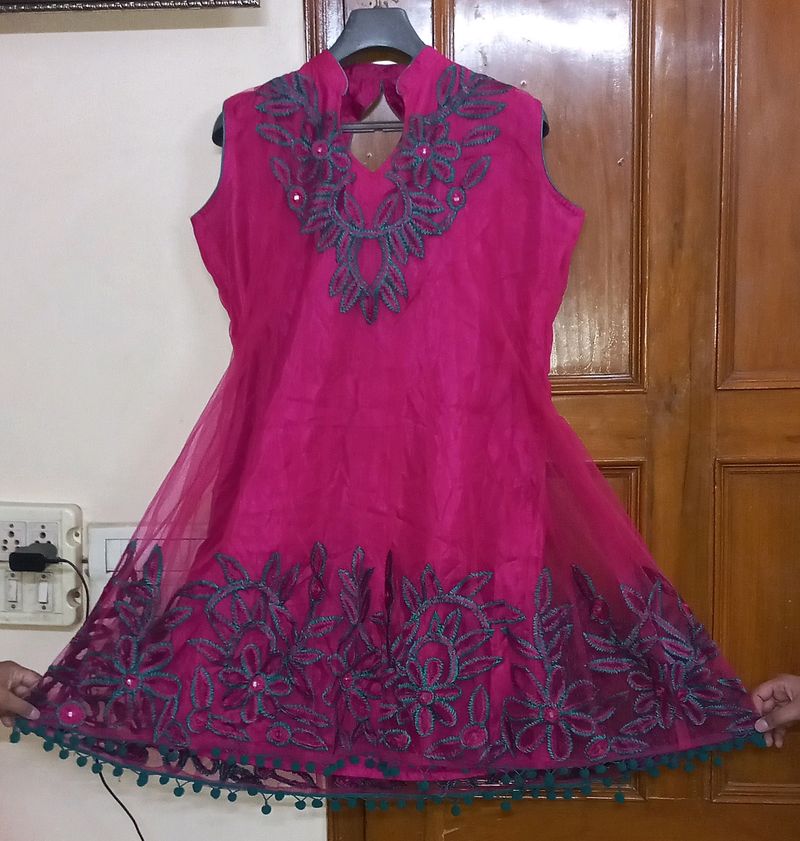 Latest Frok Suit Style Anarkali Short Dress