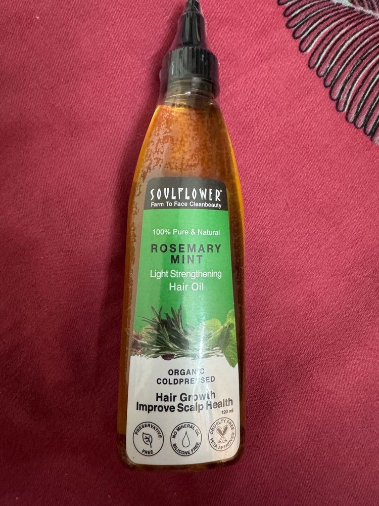 Soulflower Rosemary Mint Hair Oil