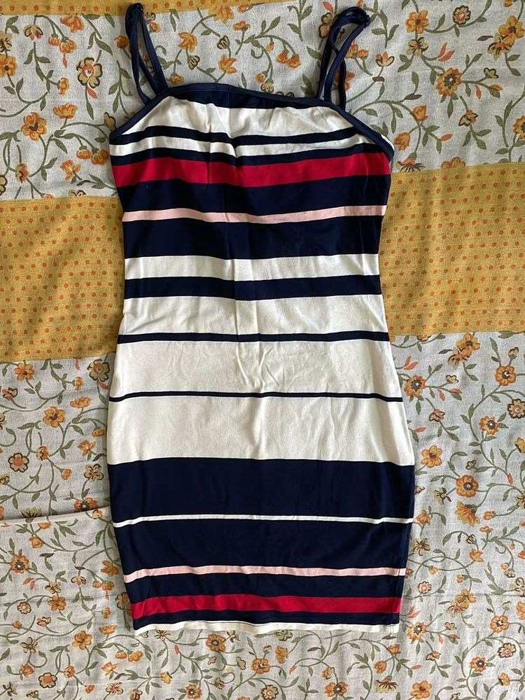 Striped Bodycon Mini Dress