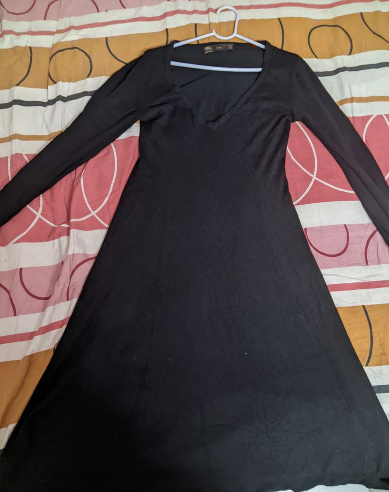 Zara Black One Piece Dress
