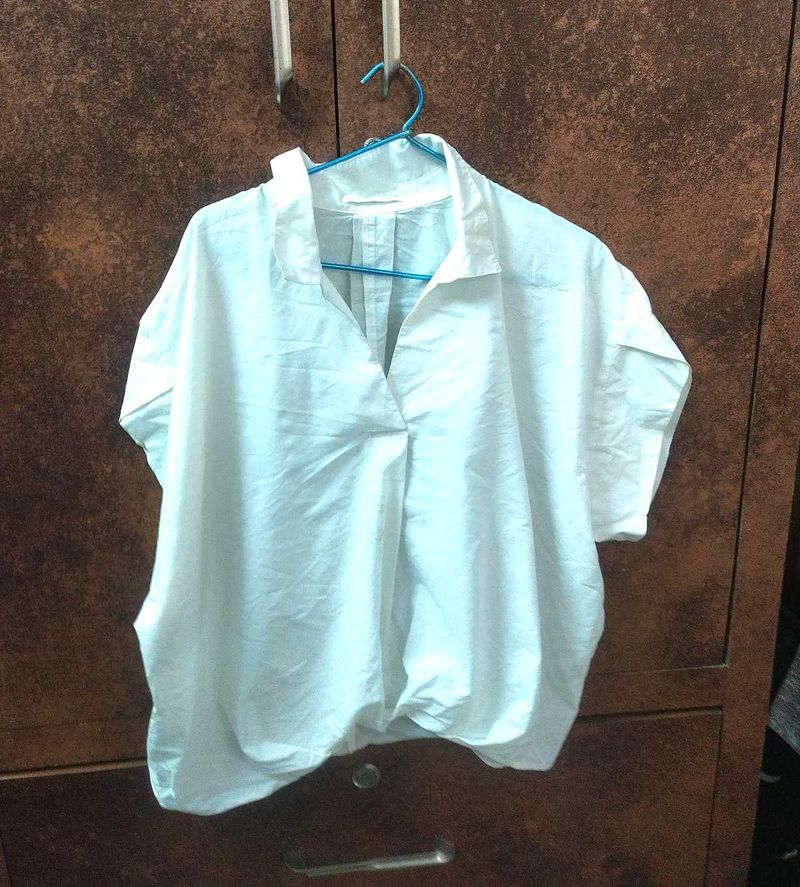 Korean Baggy White Shirt 👀