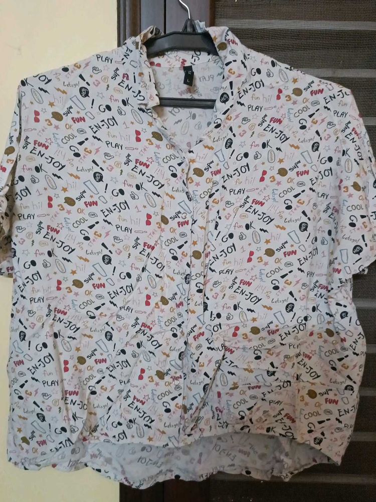 Fun Graphic Print Top