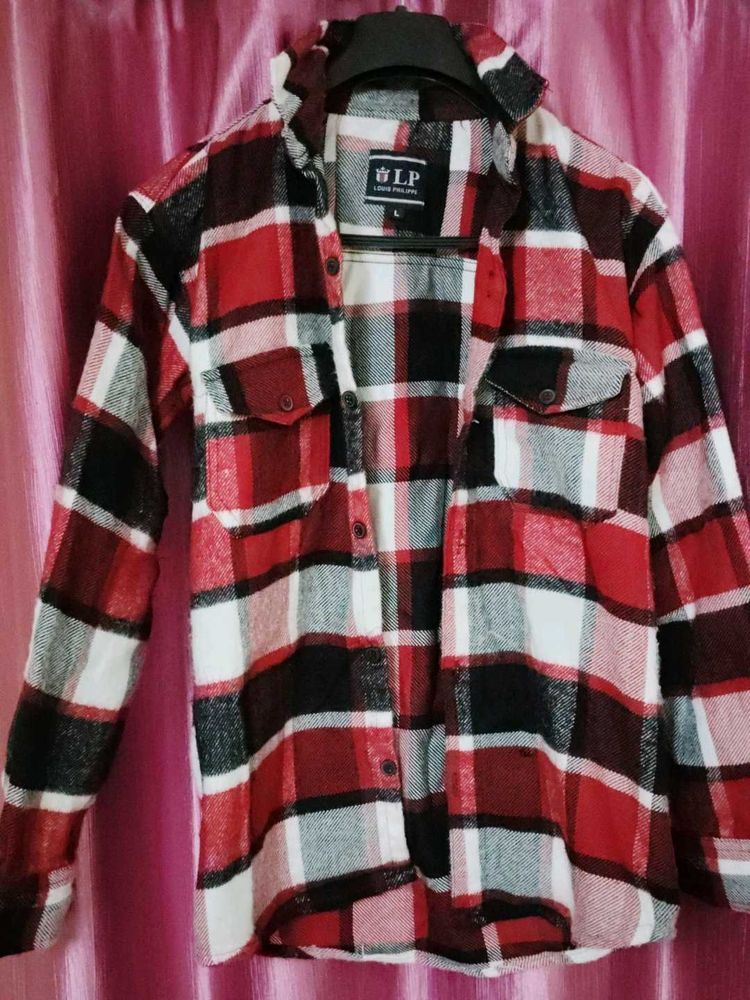 Red &amp; Black Plaid Shirt
