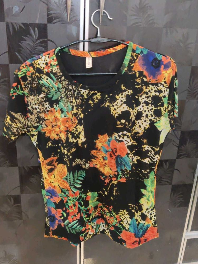 Floral Print Tee