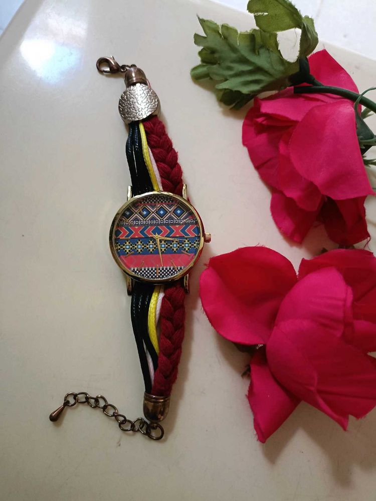 Braided Boho Watch excellent condition and