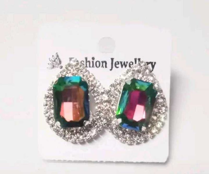 Dazzling Gemstone Earrings