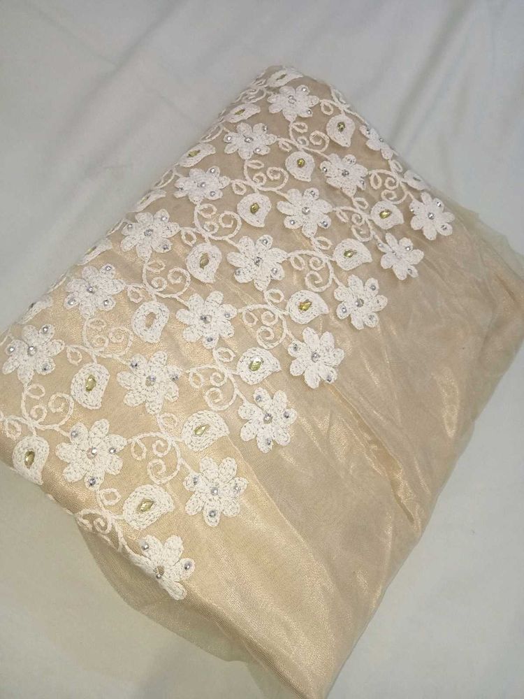 Elegant Embellished Lehanga With Unstitched Blouse