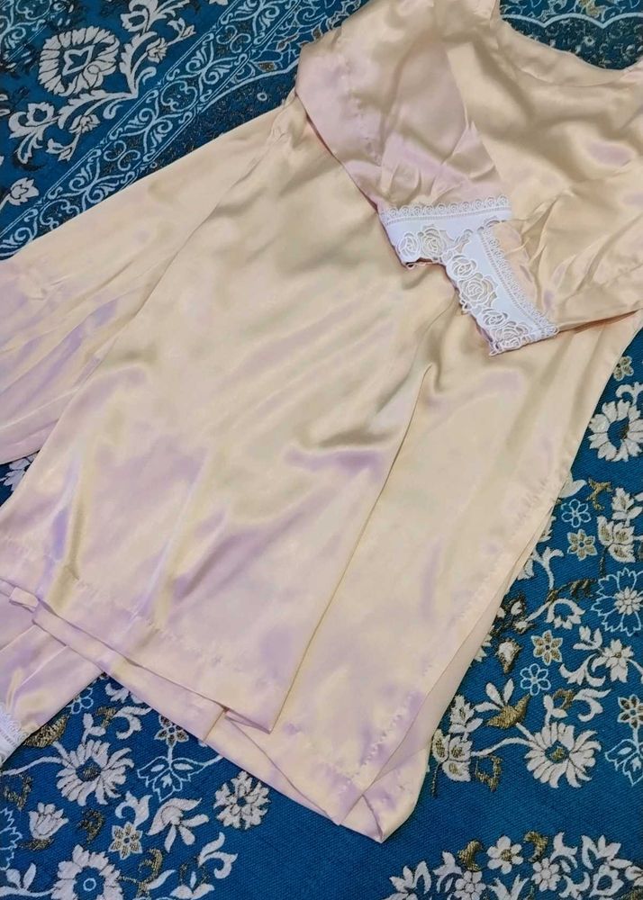 Vintage Silk Kurti Set