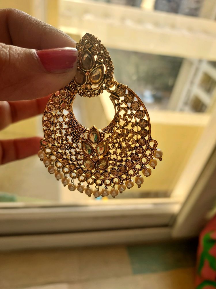 Beautiful Chand Bali EARRINGS Totally New ..