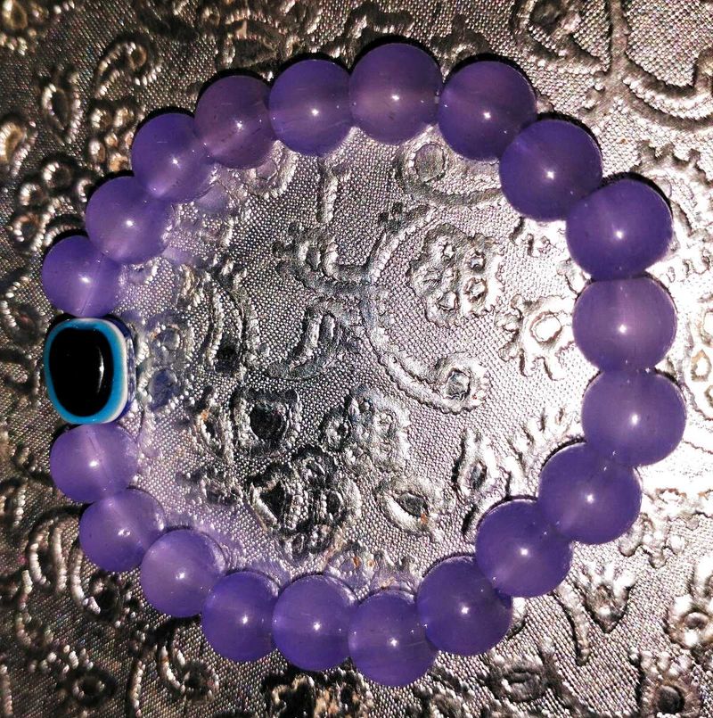 Amethyst Beaded Bracelet