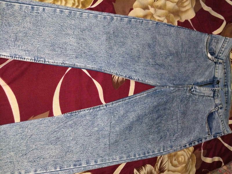 Acid Wash Denim Jeans