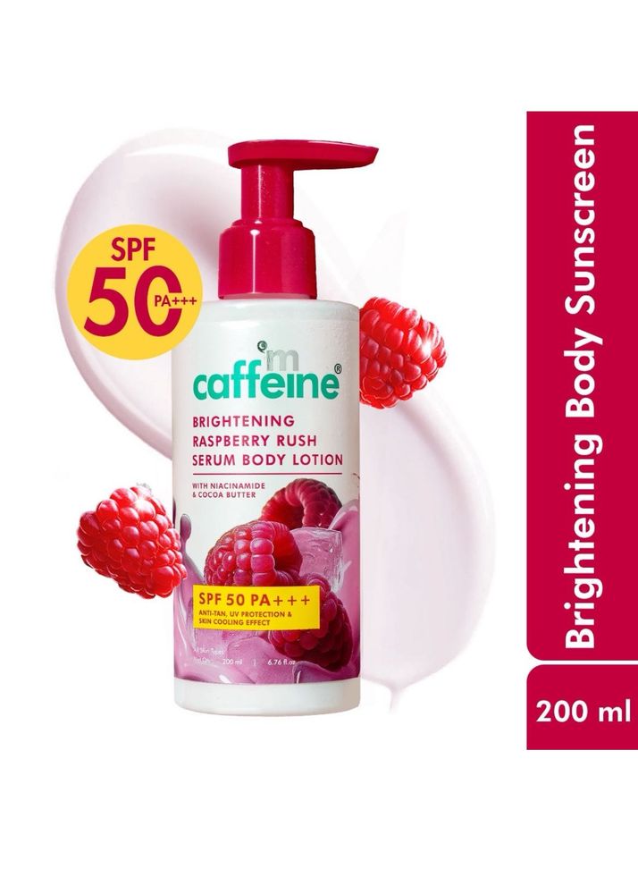 MCaffeine Raspberry Body Lotion SPF 50