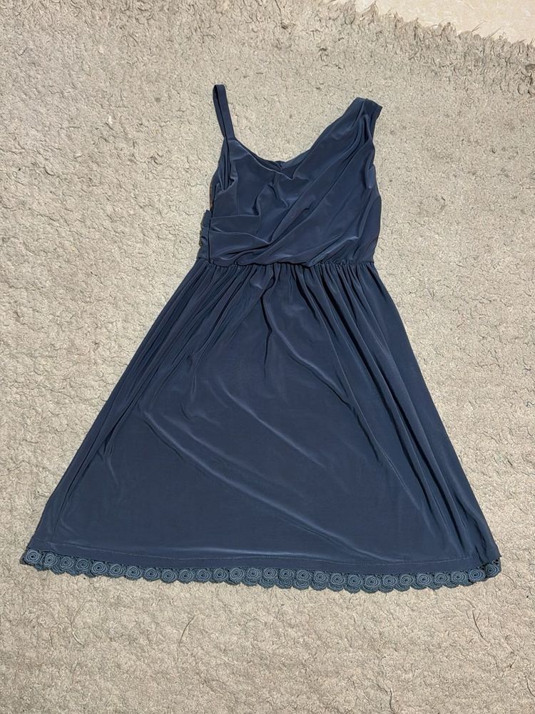 Unique Asymmetrical Shoulder/neckline Dress