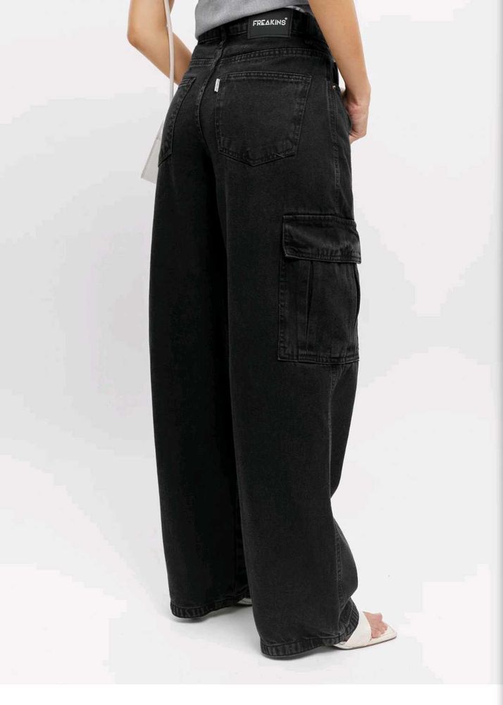 Charcoal Cargo Jeans
