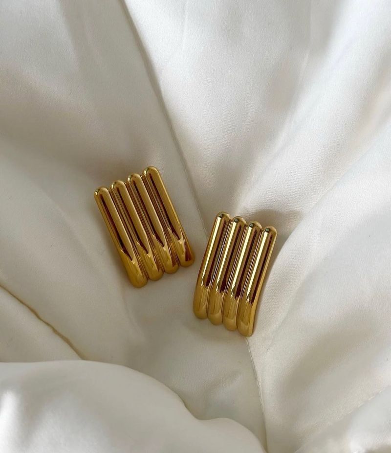 Praline Lined Earrings Anti-tarnish 316L