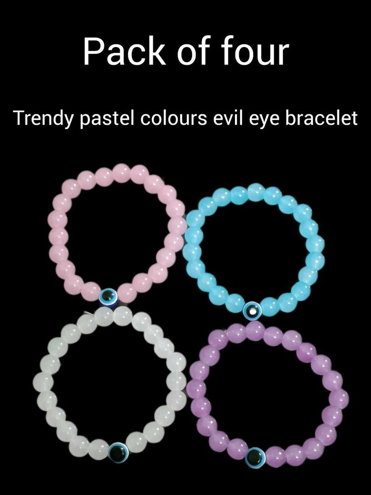 Pack Of Four Evil Eyes Bracelet