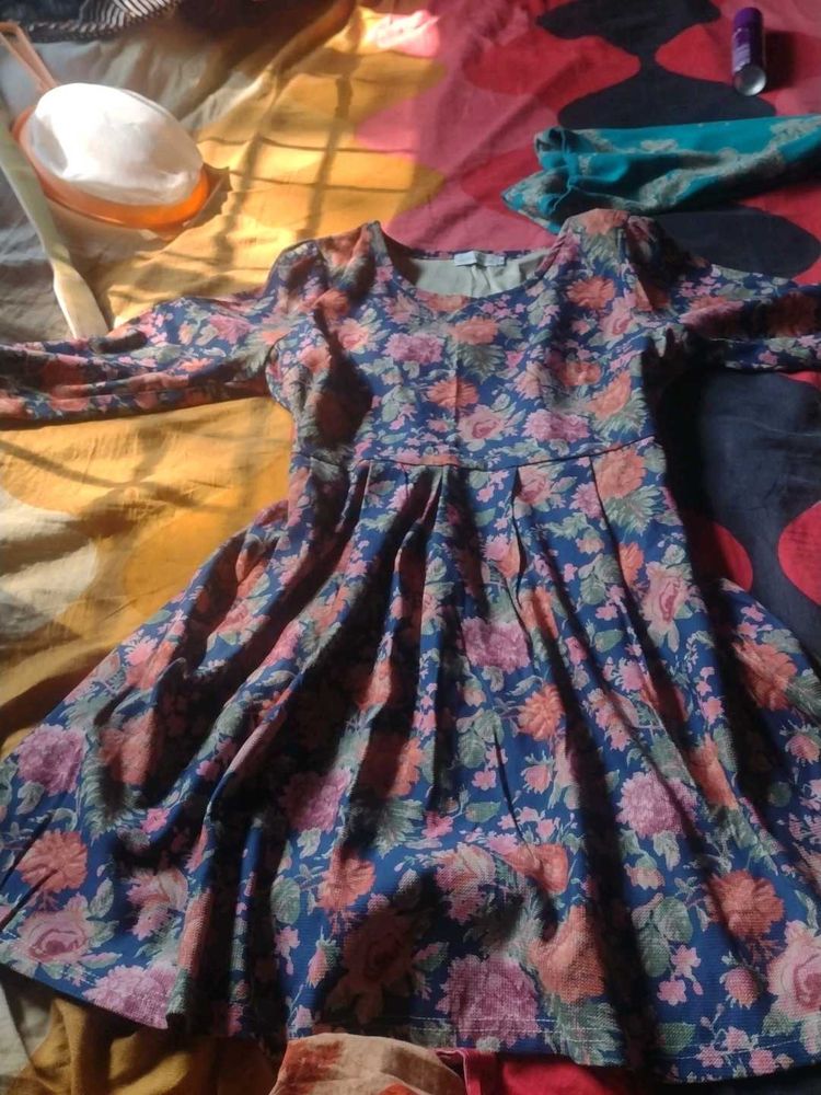 Floral Fit &amp; Flare Dress