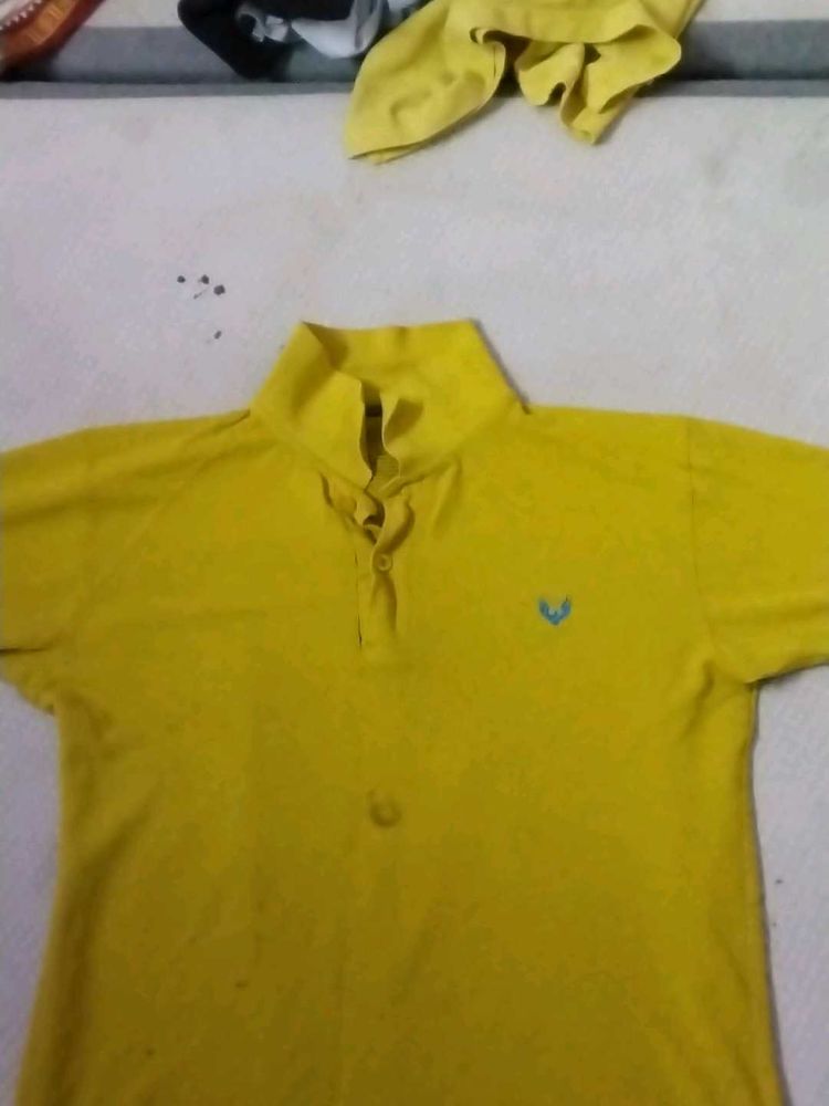 Brink Yellow Tshirt ( Used)