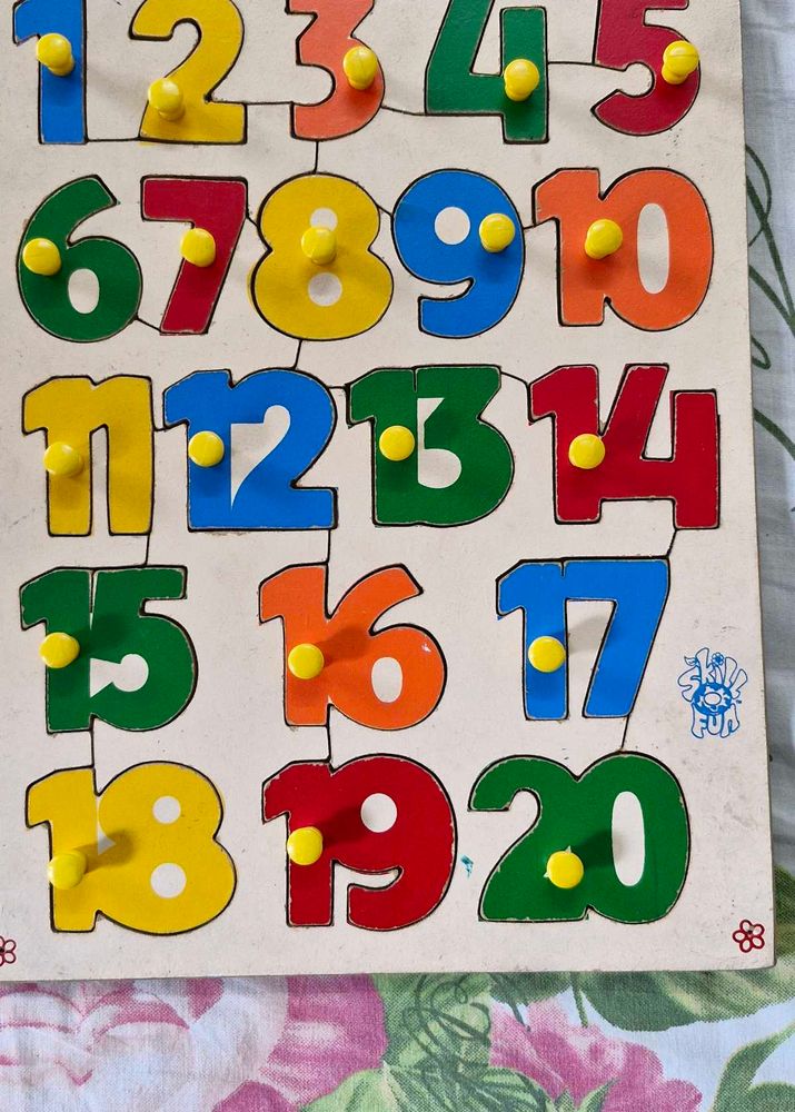 Wooden Number Toy