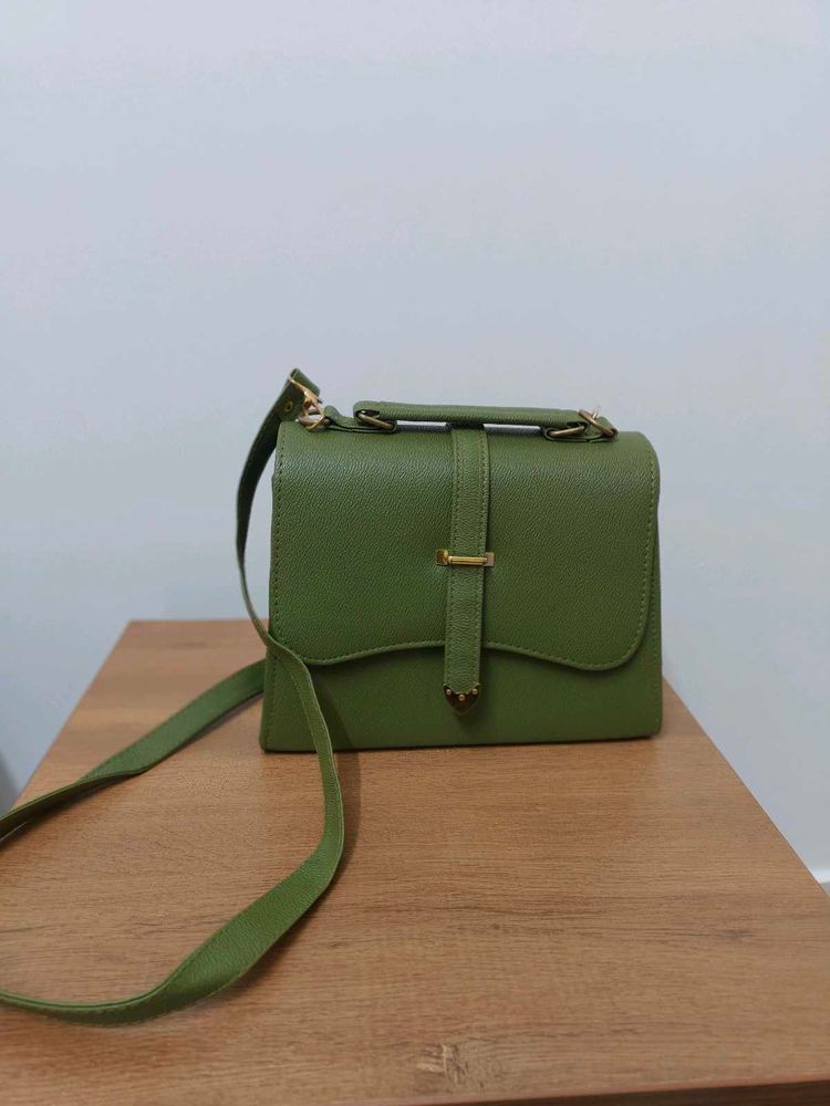Olive Green Shoulder Bag
