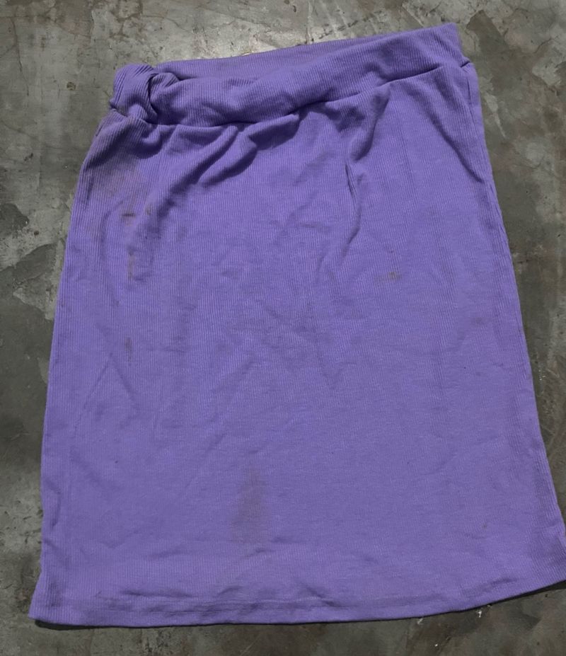 Cute Purple Mini Skirt