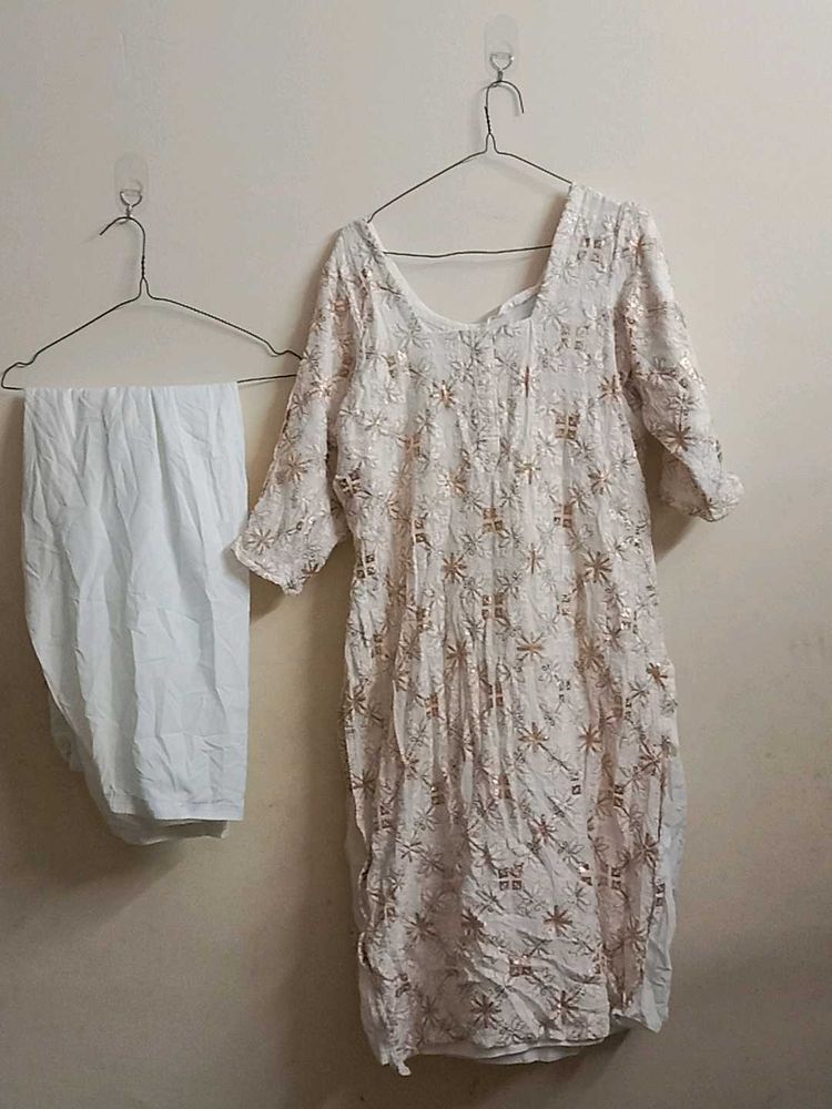 Embroidered Kurta Set