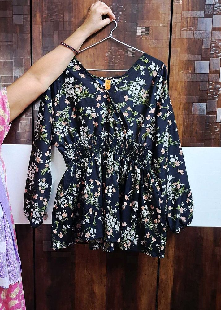 Korean Top With Trouser Combo