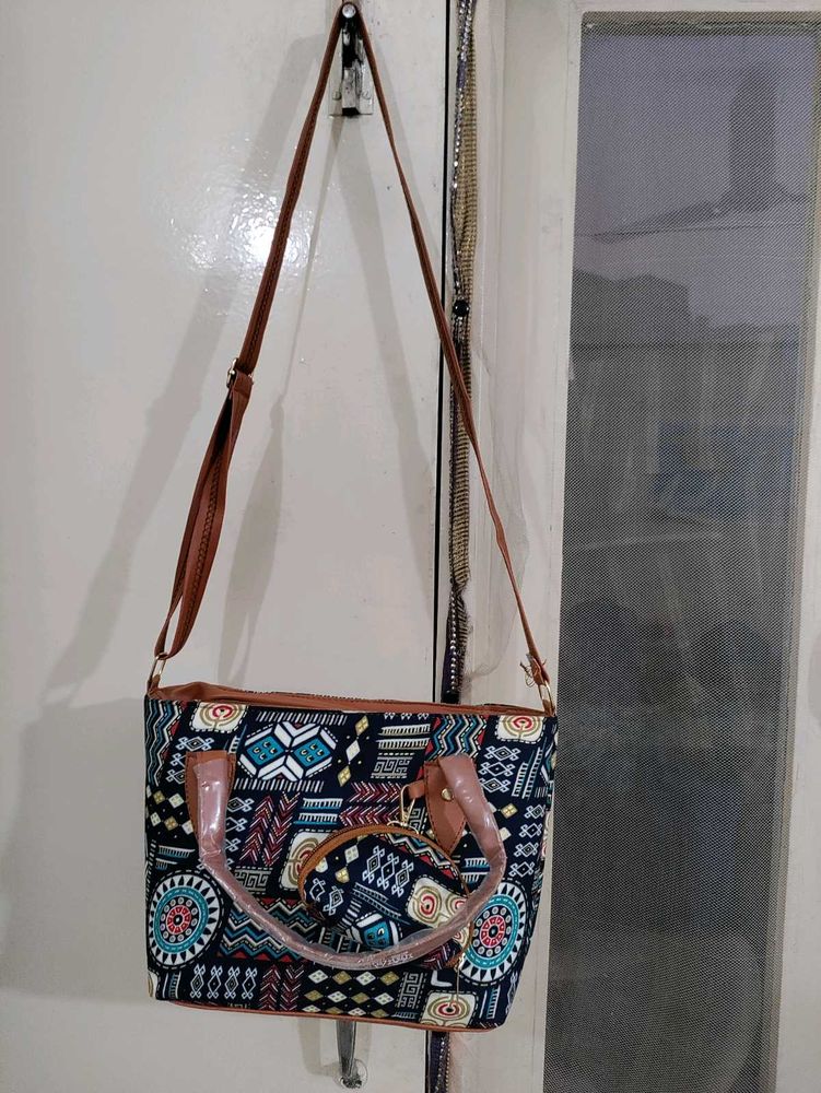 Stylish Handbag &amp; Pouch Set