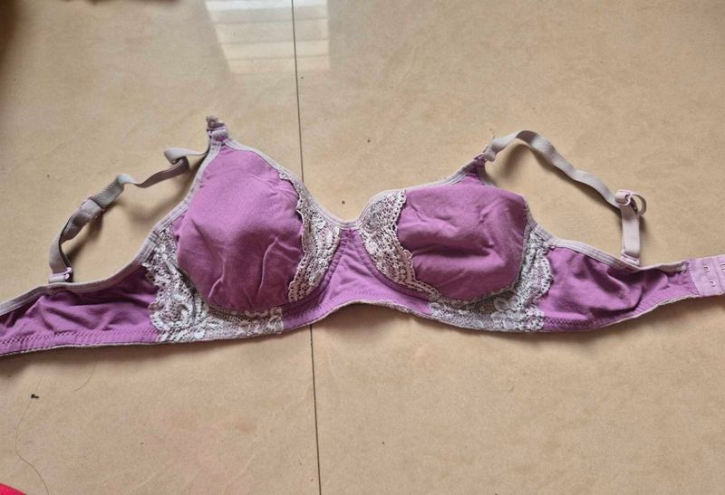 Lilac Lace Bra