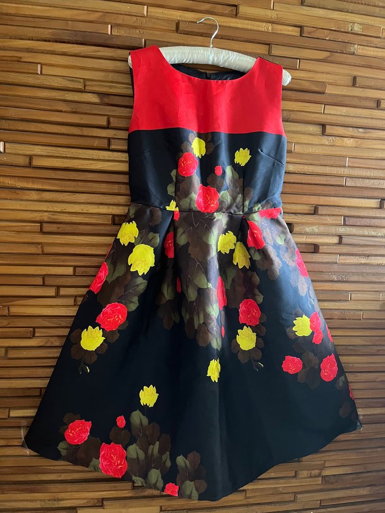 Beautiful Floral Chic Midi Dress Pretty Hi Tea