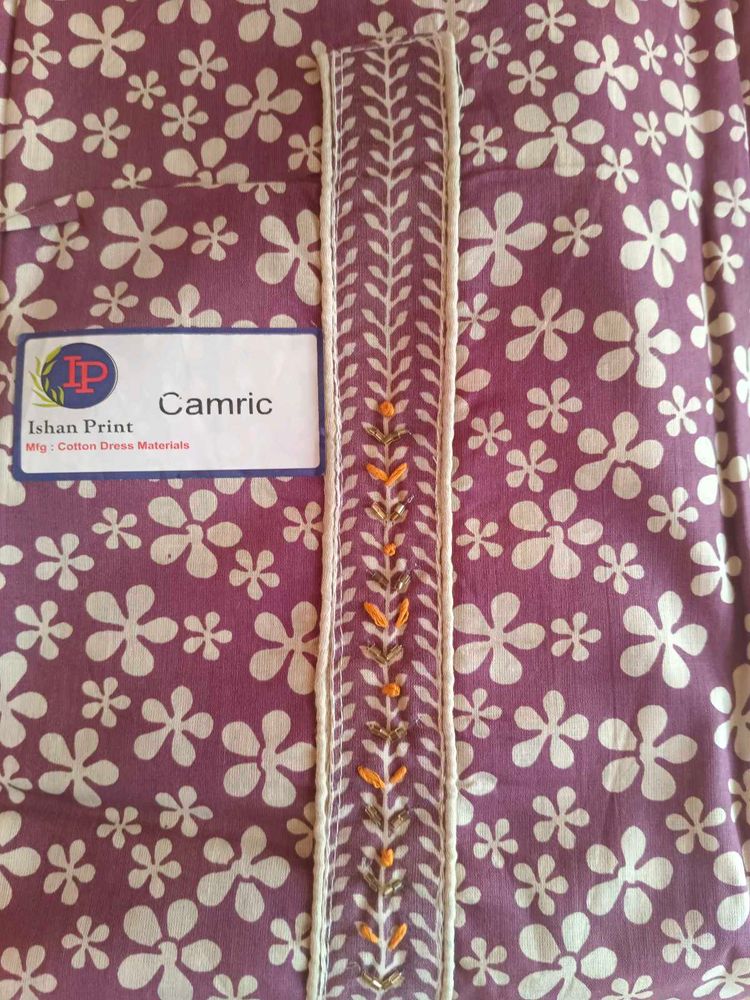 Floral Print Dress Material