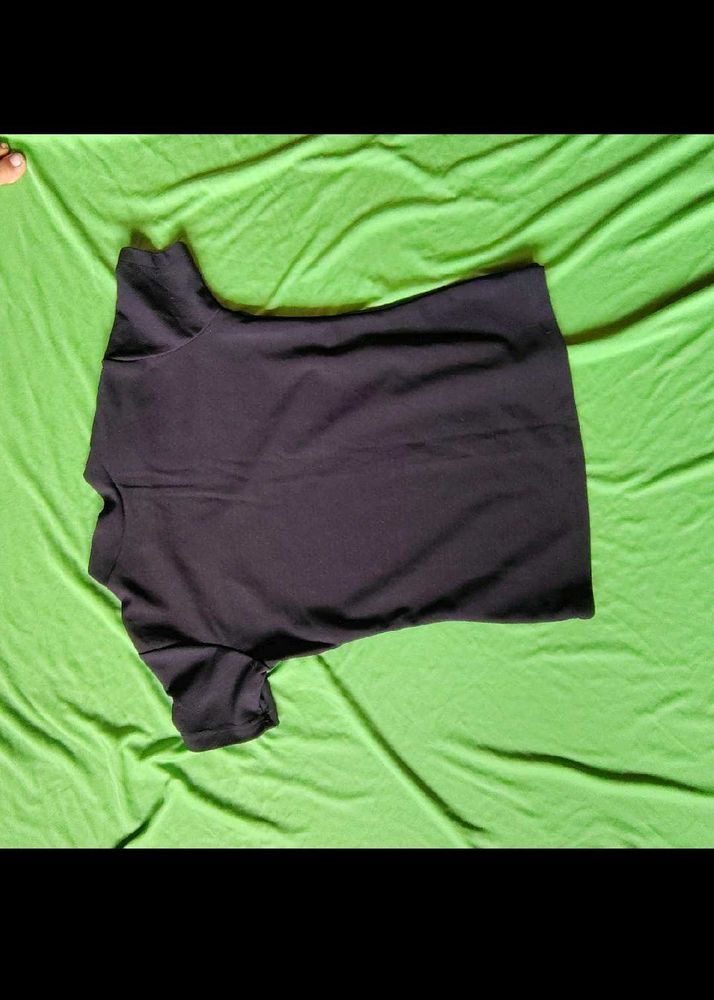 Korean Black Top And Blac Dress
