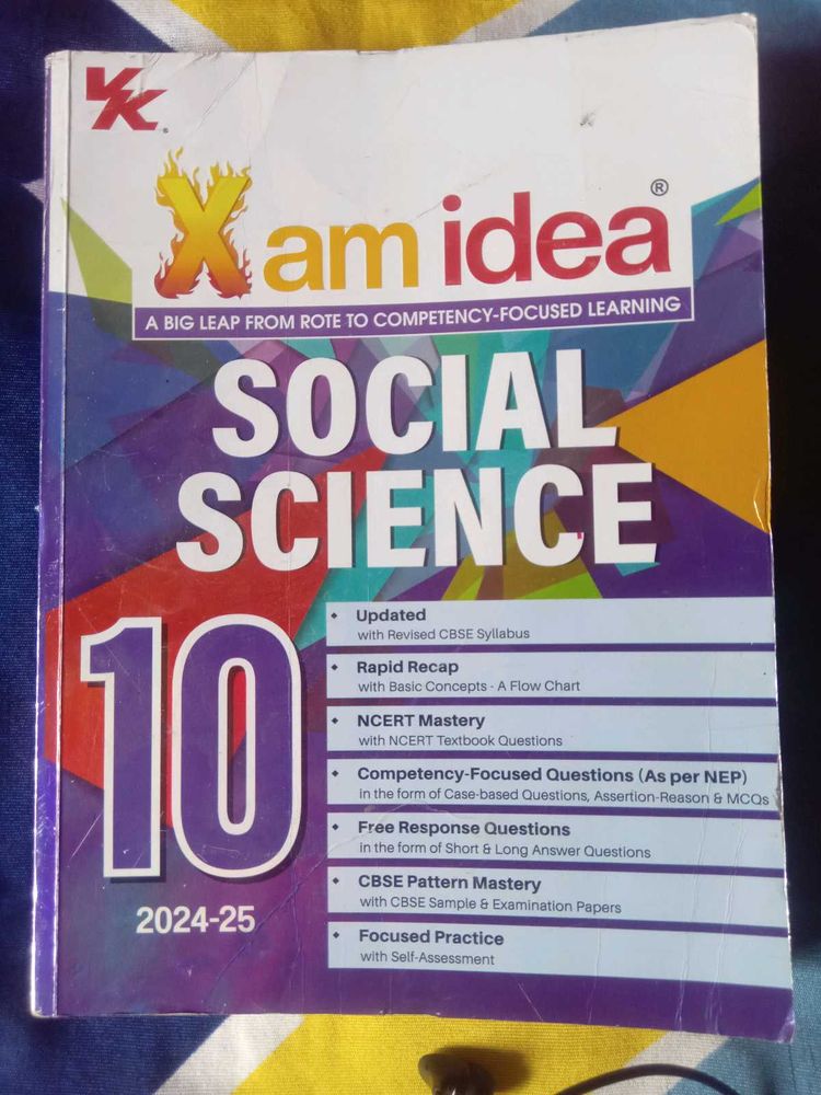 Xam Idea Social Science Class 10 (2024-25)