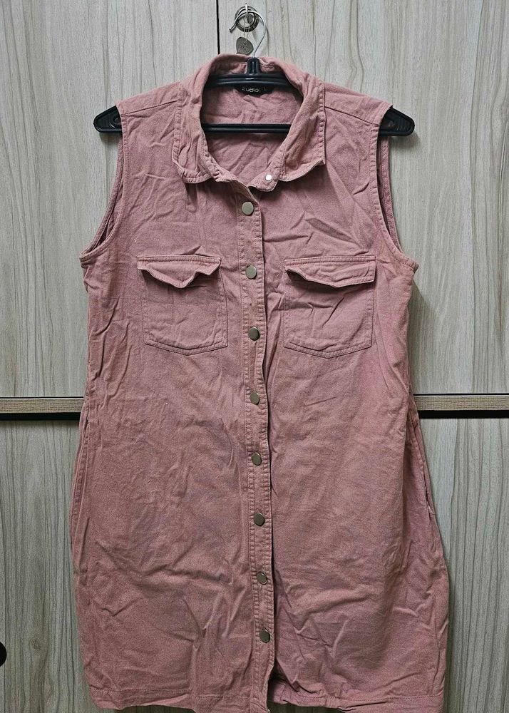 Pink Sleeveless Dress