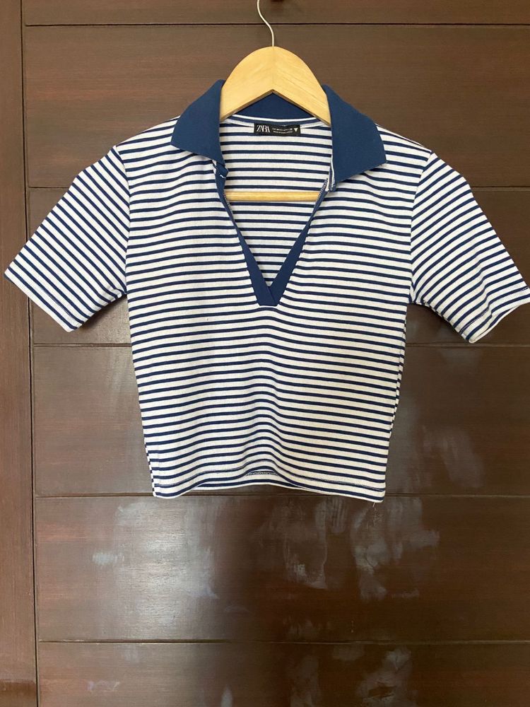 Zara (original) Striped Top (S)