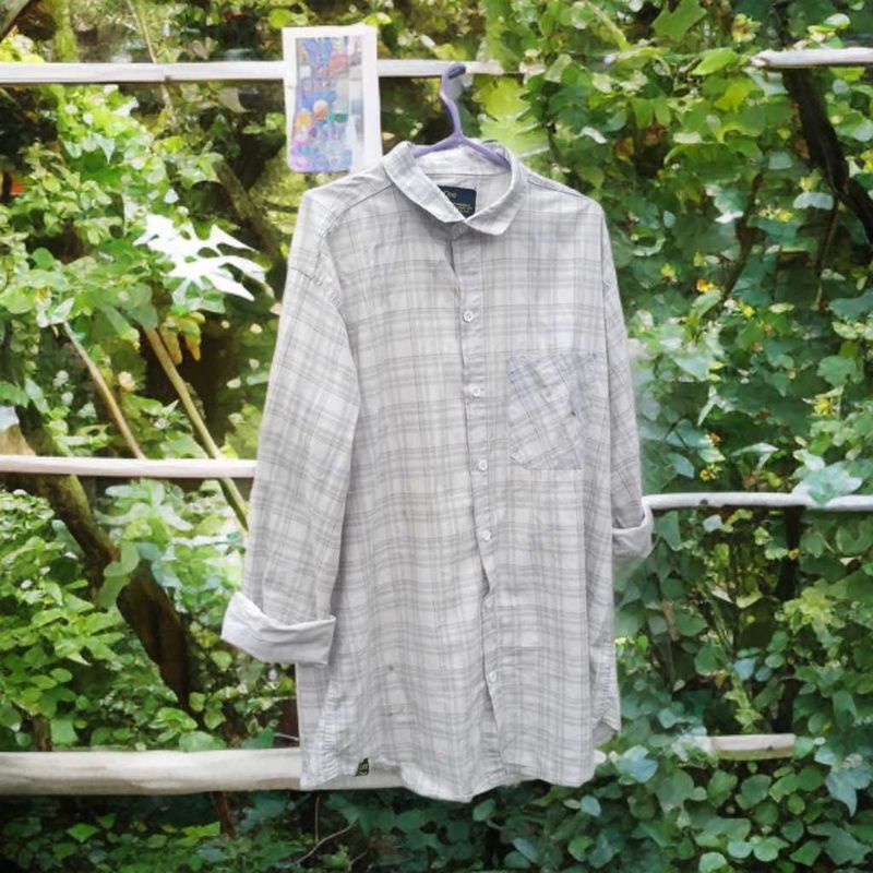 Checked Button-Down Shirt