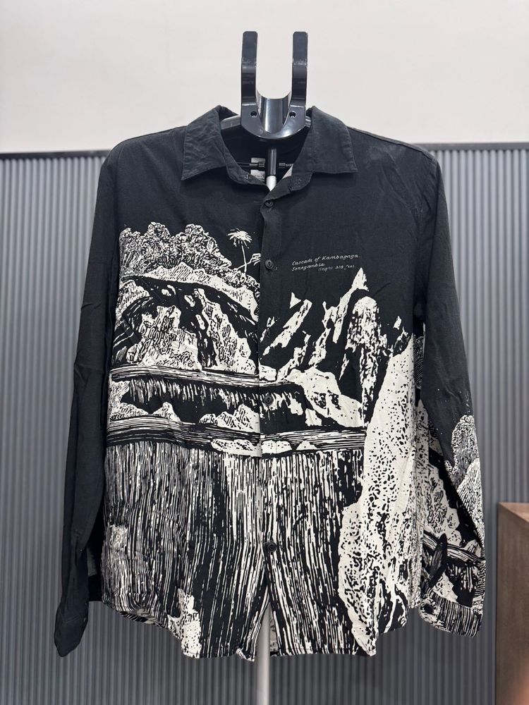 Zara Black Printed Shirt