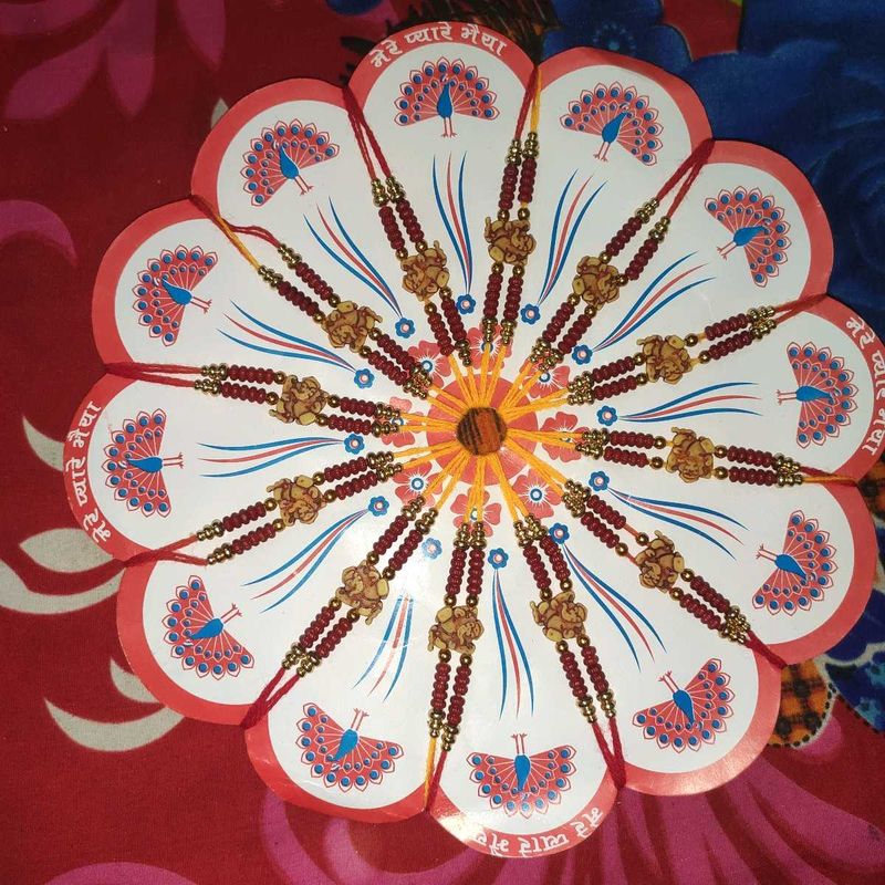 Set of 12 Beautiful Rakhis