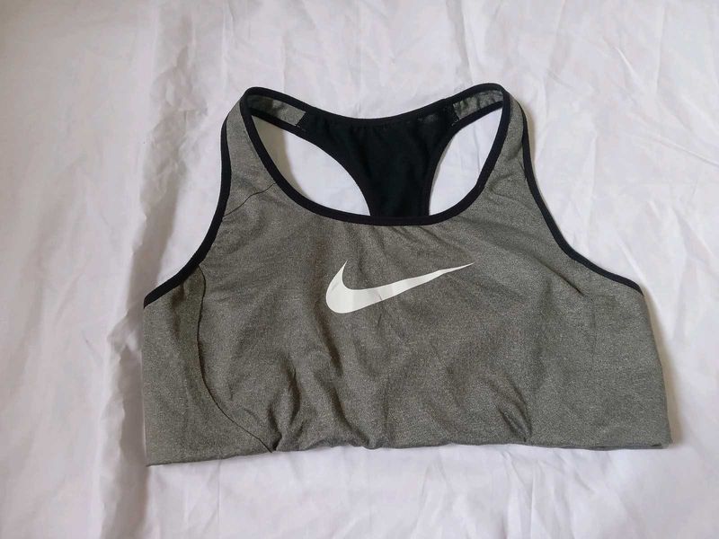Nike Gray Sports Bra