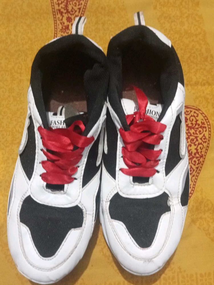 Black and White Sneakers