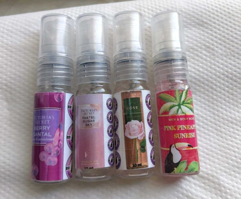 Combo Of 4 (5ml) Mist Decants From B&amp;BW And VS