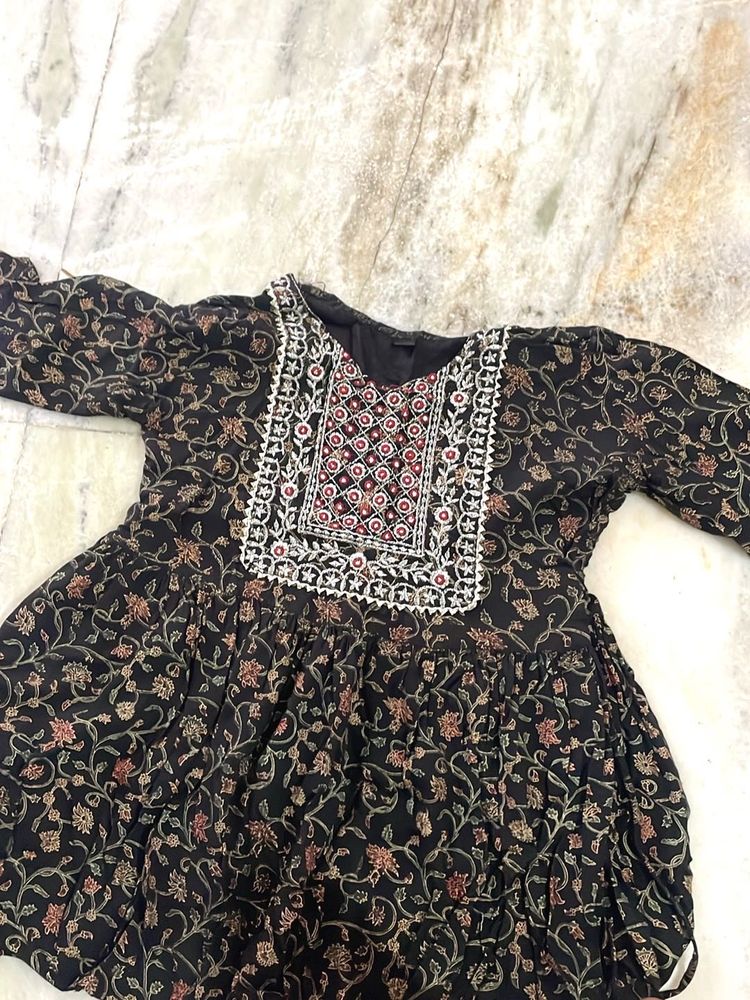 Floral Embroidered Dress