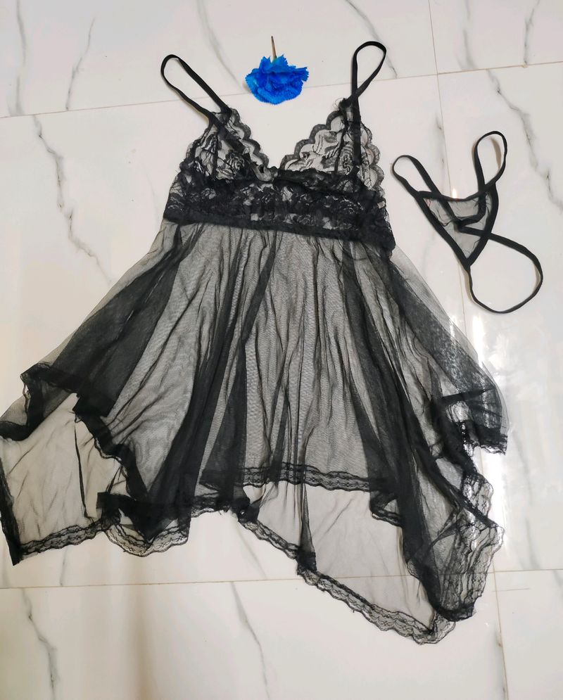 Brand New Black Sexy Night Dress